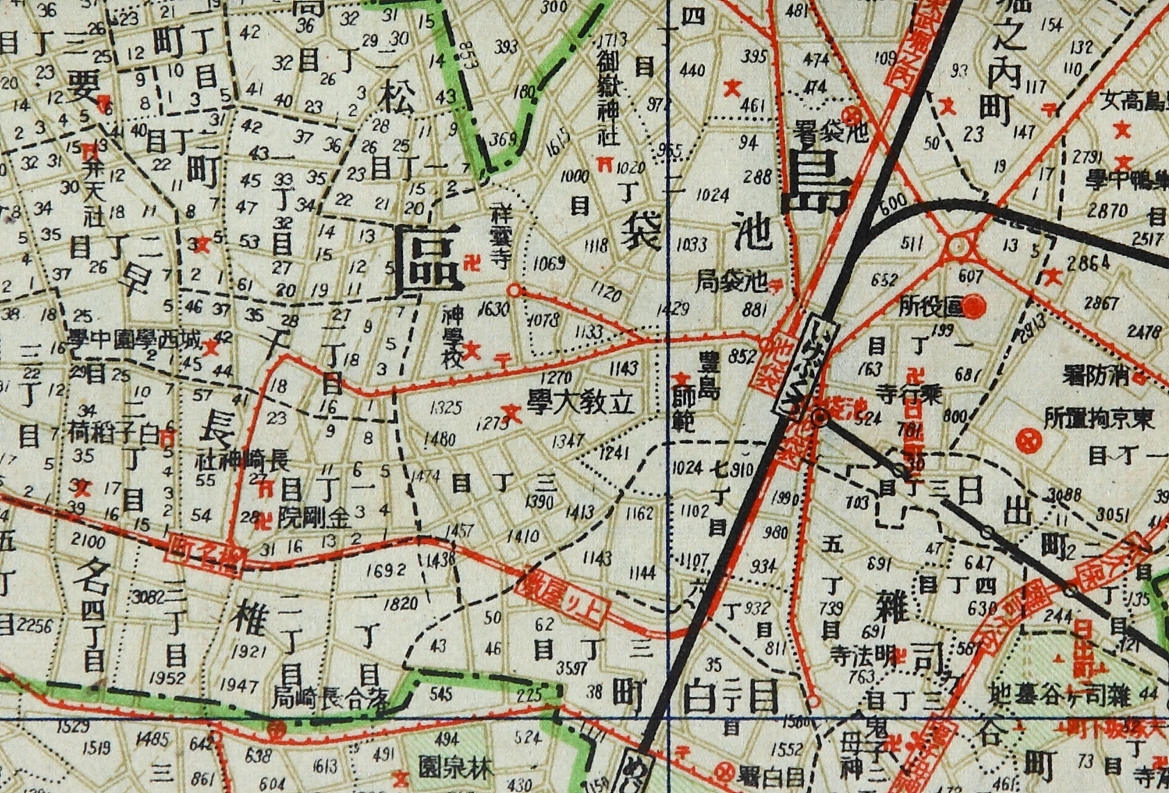 地図にみる立教 立教大学図書館所属古地図デジタルライブラリ